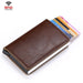 Rfid Blocking Automatic Card Holder With Coin Pocket