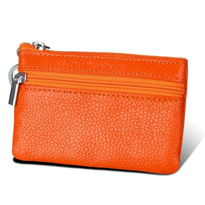 Rfid Blocking Cowhide Leather Card Holder Wallet