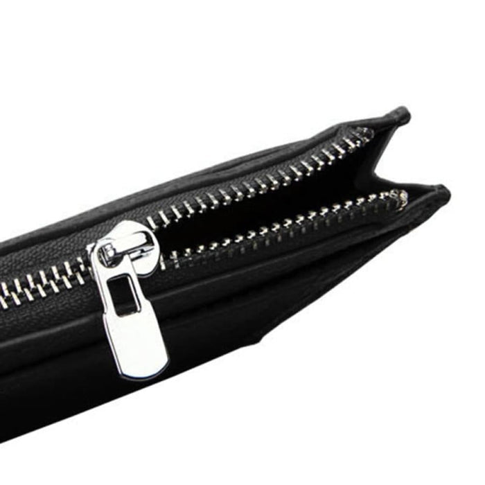 Rfid Blocking Cowhide Leather Card Holder Wallet 11x8x1.5cm