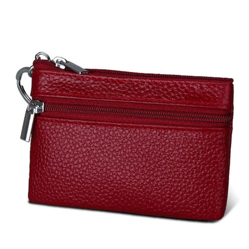 Rfid Blocking Cowhide Leather Card Holder Wallet