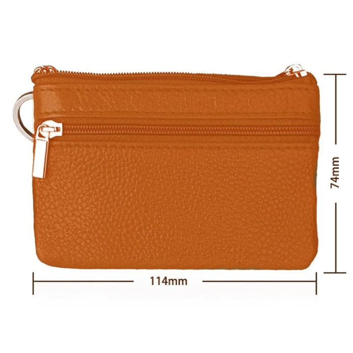 Rfid Blocking Cowhide Leather Card Holder Wallet