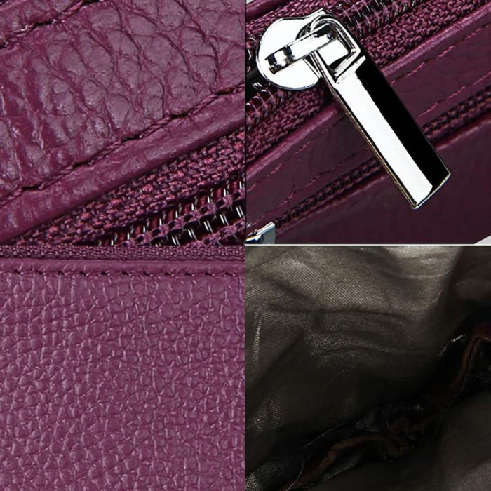 Rfid Blocking Cowhide Leather Card Holder Wallet