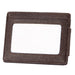 Rfid Blocking Cowhide Leather Card Holder Wallet With 3