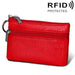 Rfid Blocking Cowhide Leather Card Holder Wallet