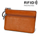Rfid Blocking Cowhide Leather Card Holder Wallet