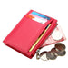 Rfid Blocking Cowhide Leather Card Holder Wallet