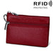 Rfid Blocking Cowhide Leather Card Holder Wallet