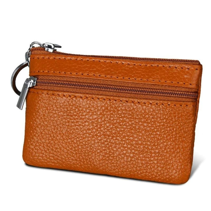 Rfid Blocking Cowhide Leather Card Holder Wallet