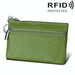 Rfid Blocking Cowhide Leather Card Holder Wallet