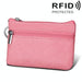 Rfid Blocking Cowhide Leather Card Holder Wallet