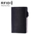 Rfid Blocking Crazy Horse Pu Card Bag