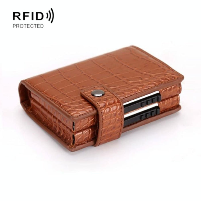 Rfid Blocking Dual Card Wallet