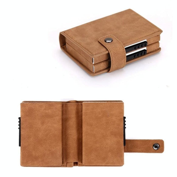 Rfid Blocking Dual Card Wallet