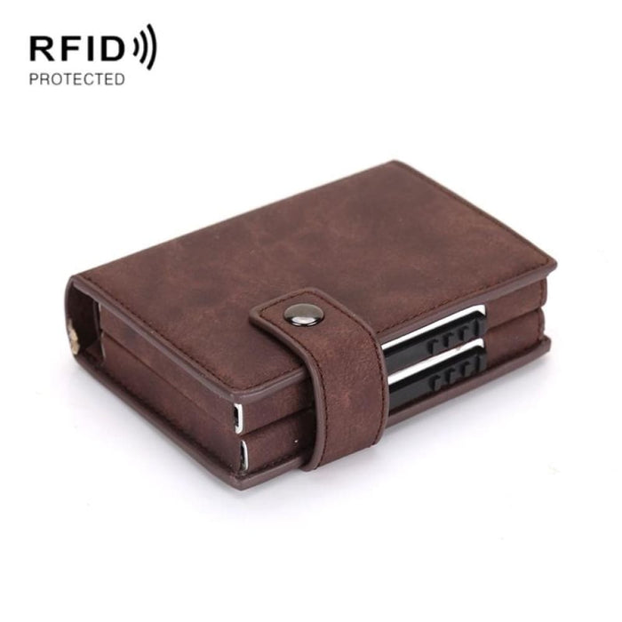 Rfid Blocking Dual Card Wallet