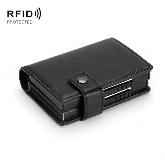 Rfid Blocking Dual Card Wallet