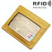 Rfid Blocking Leather Card Holder