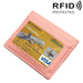 Rfid Blocking Leather Card Holder