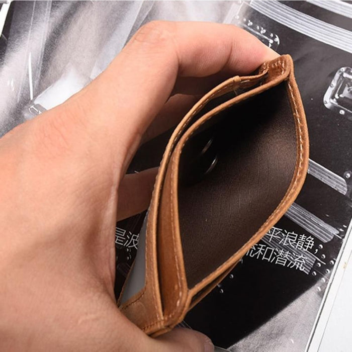 Rfid Blocking Leather Card Holder