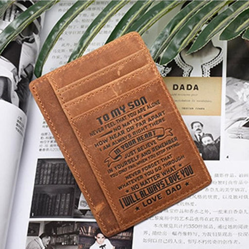 Rfid Blocking Leather Card Holder