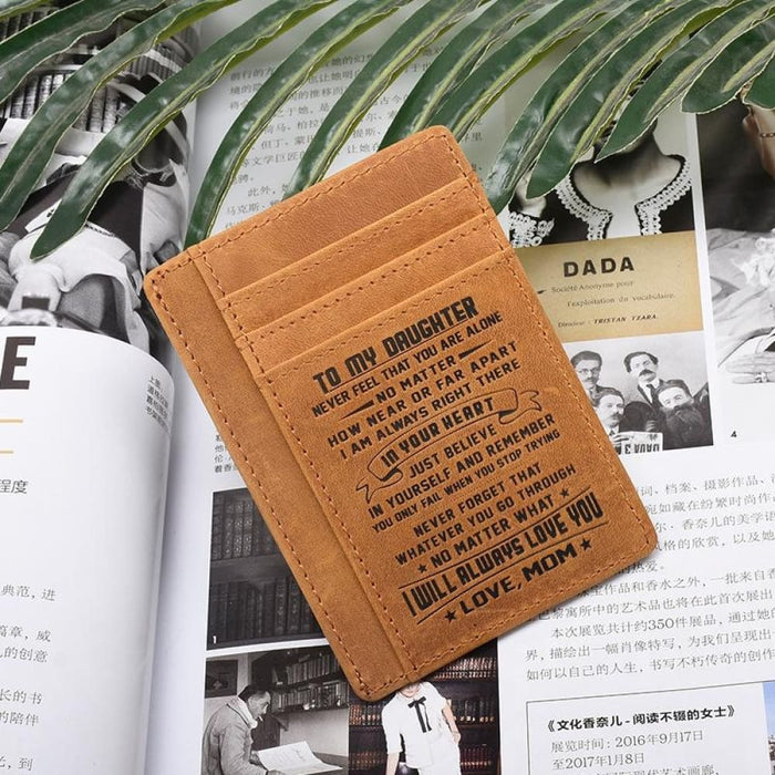 Rfid Blocking Leather Card Holder