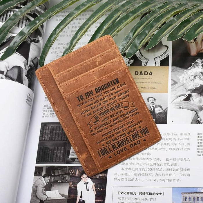 Rfid Blocking Leather Card Holder