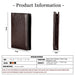 Rfid Blocking Leather Card Holder For Men