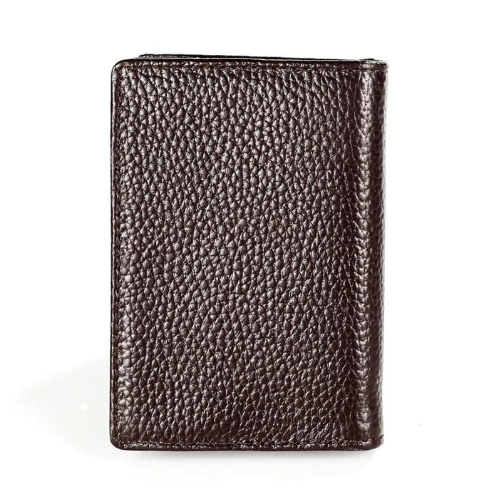 Rfid Blocking Leather Card Holder For Men