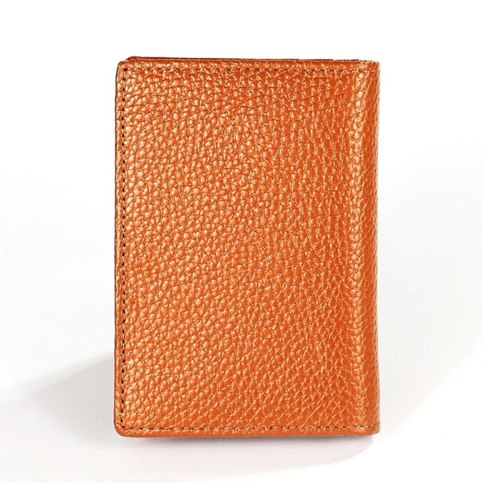 Rfid Blocking Leather Card Holder For Men