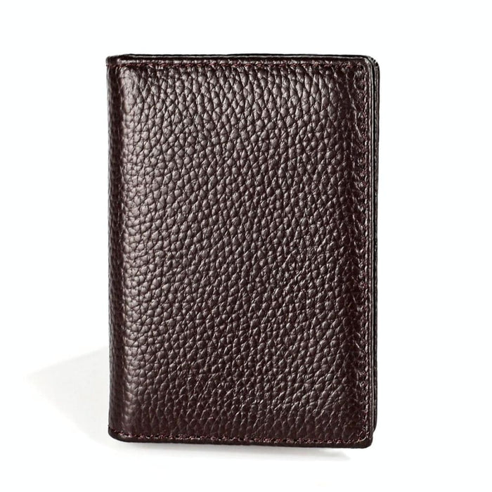 Rfid Blocking Leather Card Holder For Men