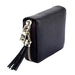 Rfid Blocking Leather Card Holder With Tassel And 15 Slots