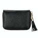 Rfid Blocking Leather Card Holder With Tassel And 15 Slots