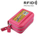 Rfid Blocking Leather Card Holder Wallet With 11 Slots
