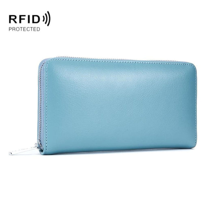 Rfid Blocking Leather Card Holder Wallet