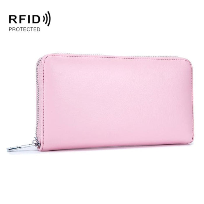 Rfid Blocking Leather Card Holder Wallet