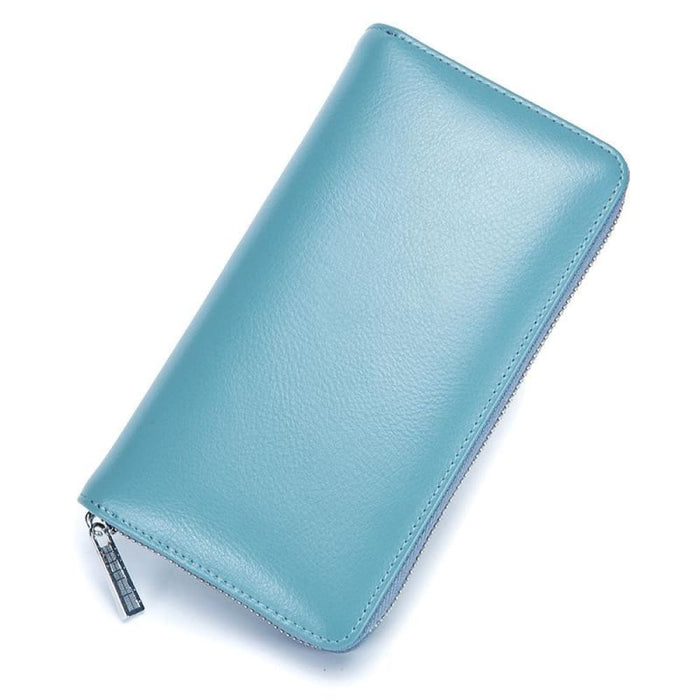 Rfid Blocking Leather Card Holder Wallet
