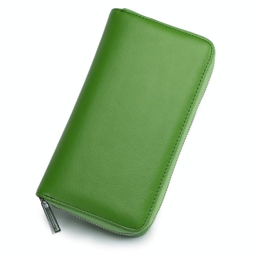 Rfid Blocking Leather Card Holder Wallet