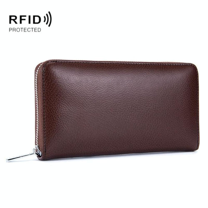 Rfid Blocking Leather Card Holder Wallet