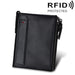 Rfid Blocking Leather Card Holder Wallet For Men