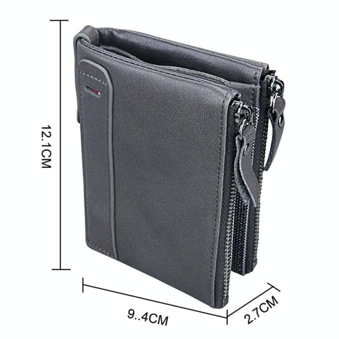 Rfid Blocking Leather Card Holder Wallet For Men