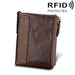 Rfid Blocking Leather Card Holder Wallet For Men