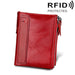 Rfid Blocking Leather Card Holder Wallet For Men
