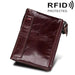 Rfid Blocking Leather Card Holder Wallet For Men
