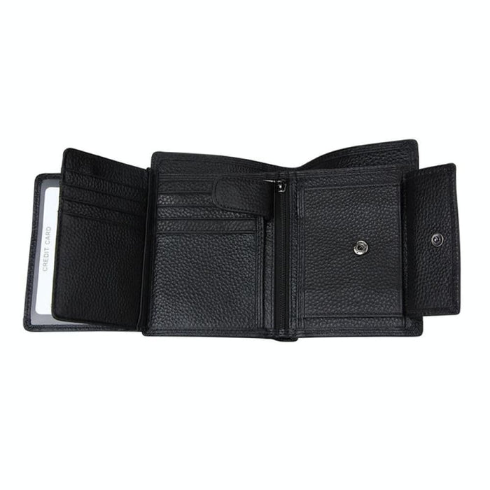 Rfid Blocking Leather Card Holder Wallet For Men