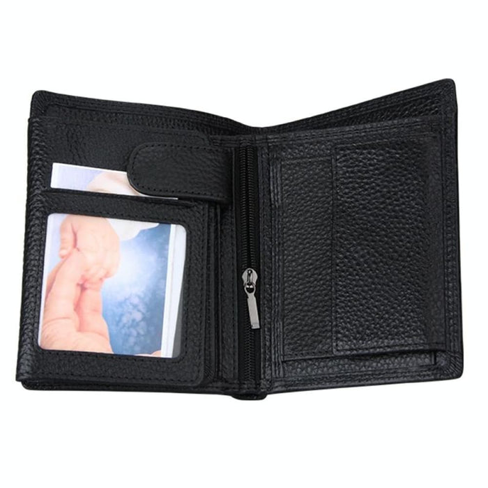 Rfid Blocking Leather Card Holder Wallet For Men