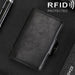 Rfid Blocking Multi Functional Leather Card Wallet