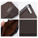 Rfid Blocking Retro Zipper Wallet With Short Coin Purse