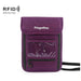 Rfid Blocking Travel Document Bag 21x16cm