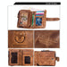 Rfid Blocking Vertical Cowhide Wallet For Men
