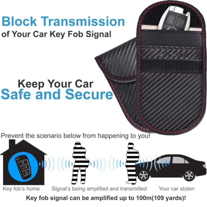 Rfid Car Key And Phone Shielding Set