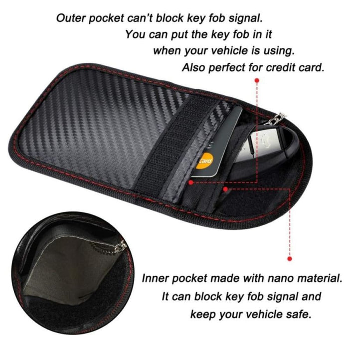 Rfid Car Key And Phone Shielding Set